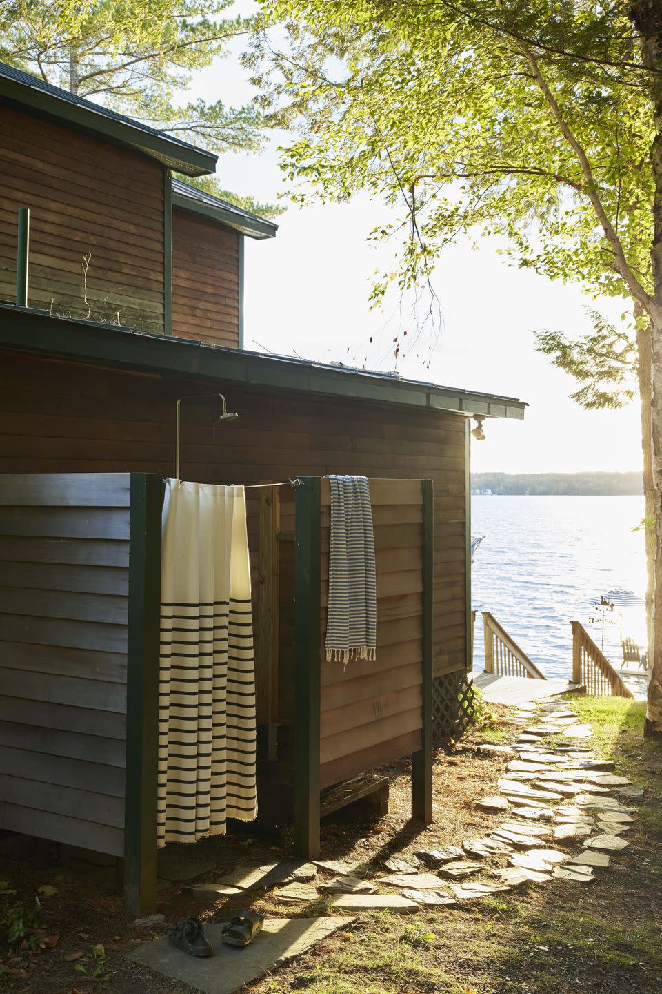 An Outdoor Shower