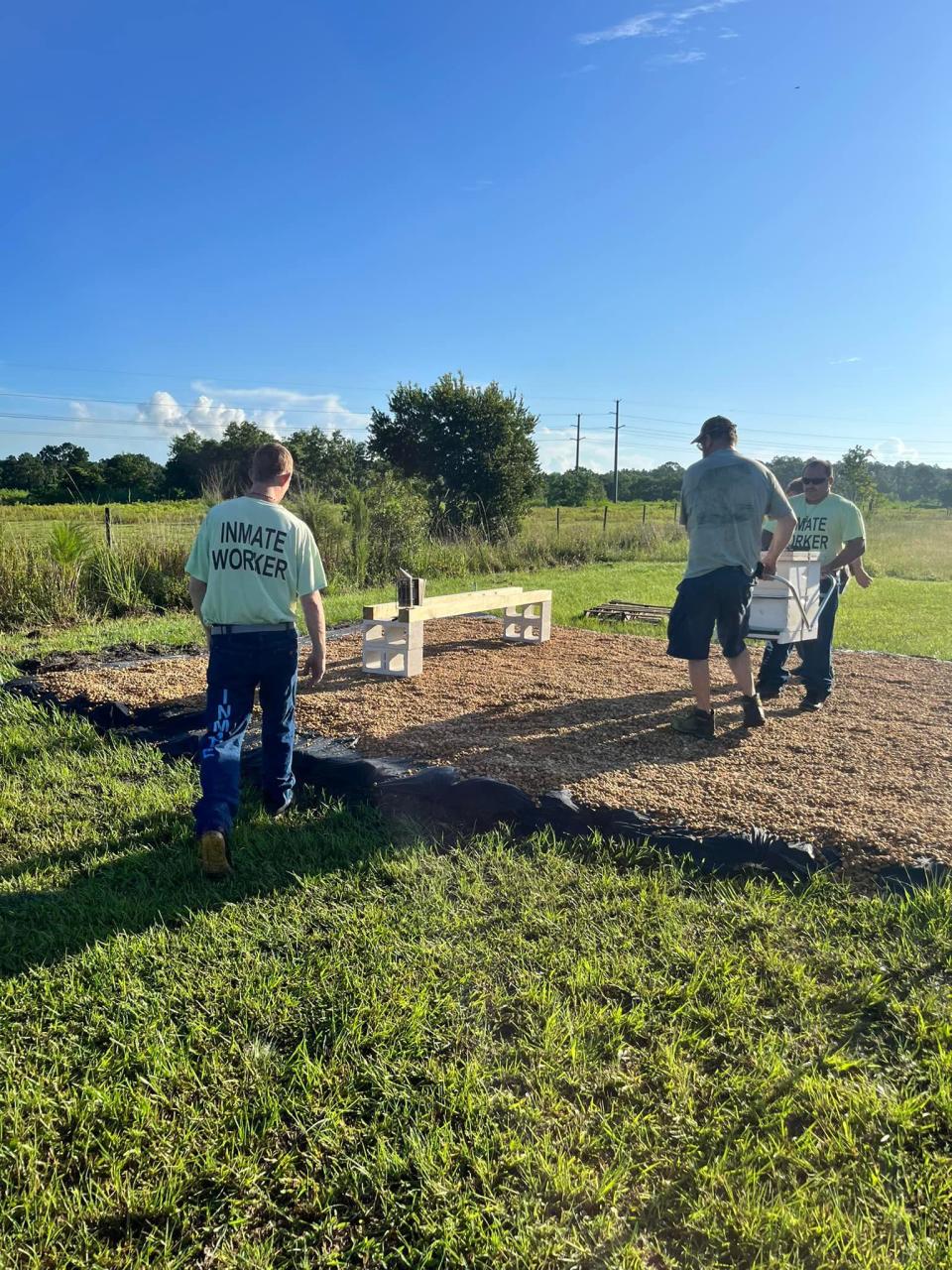 Putnam County Sheriff’s Office says the bees will help the gardens and can increase crop yields, in addition to producing honey and beeswax.