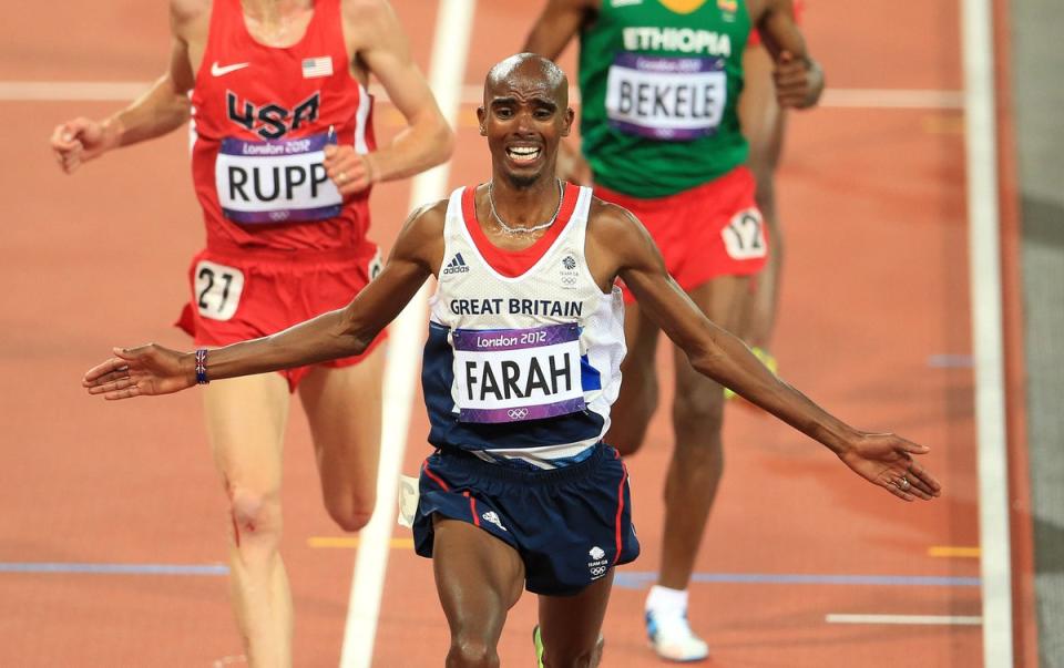 Mo Farah rounded off a brilliant day with 10,000m glory (Mike Egerton/PA) (PA Wire)