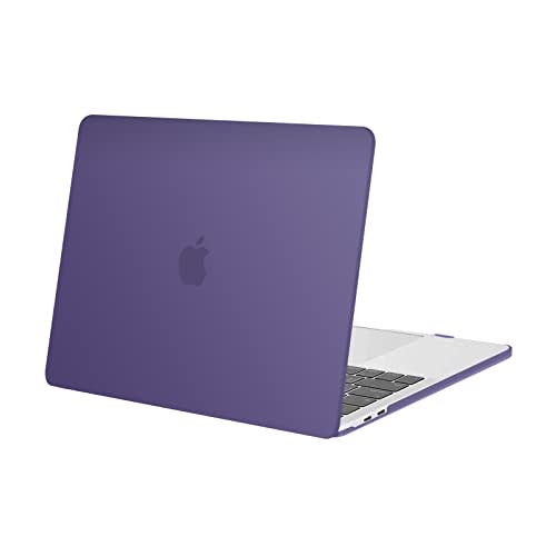 MOSISO Compatible with MacBook Pro 13 inch Case 2023, 2022, 2021, 2020-2016 M2 M1 A2338 A2251 A2289 A2159 A1989 A1708 A1706 with/Without Touch Bar, Plastic Hard Shell Case Cover, Imperial Purple (AMAZON)