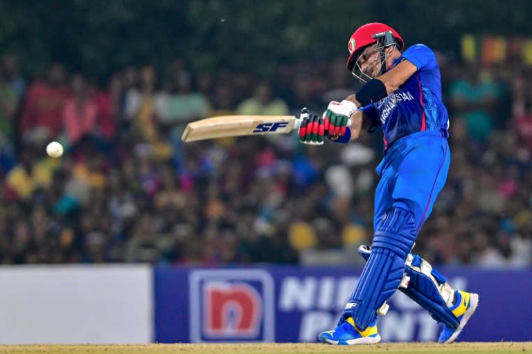 Afghan opener Rahmanullah Gurbaz smashed 76 off 45 balls including four sixes (Ishara S. KODIKARA)