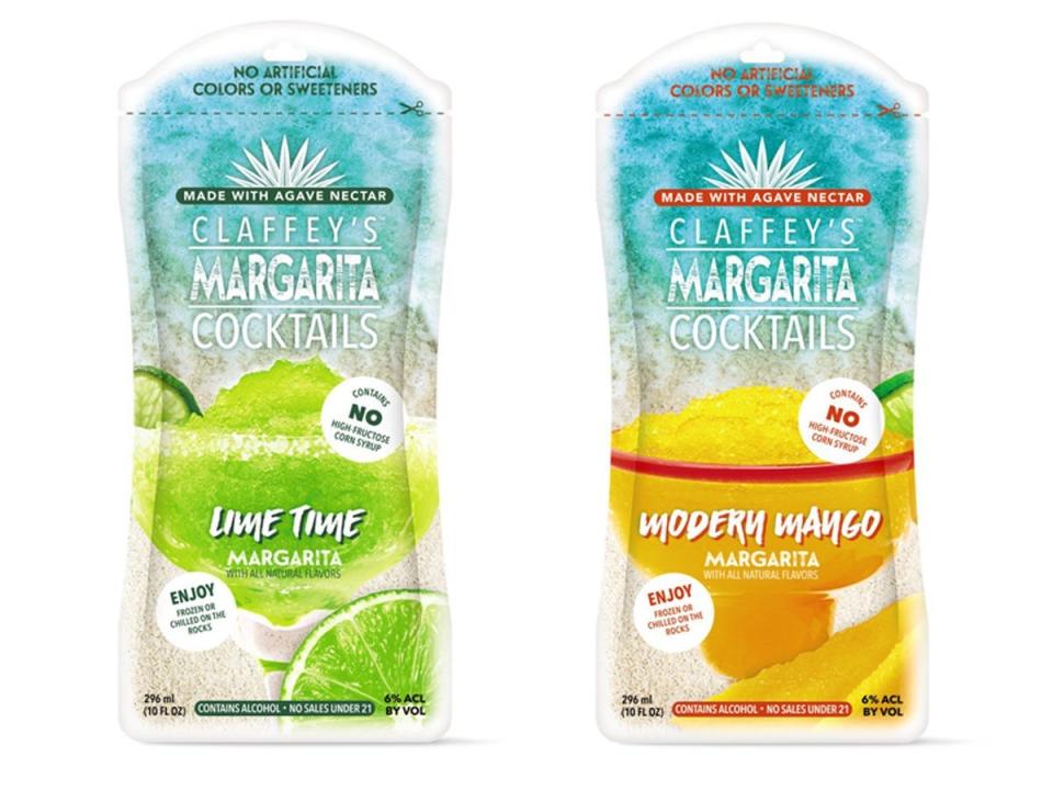 two different packs of frozen margs from Aldi