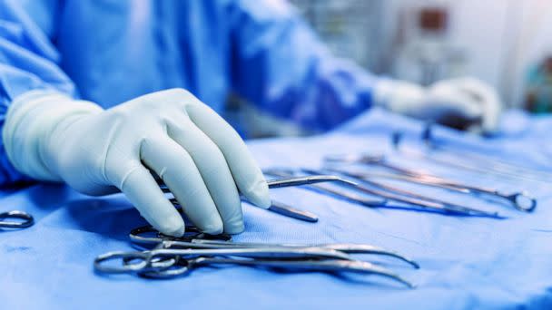 PHOTO: Stock photo of surgical instruments being prepped for use. (STOCK PHOTO/Getty Images)