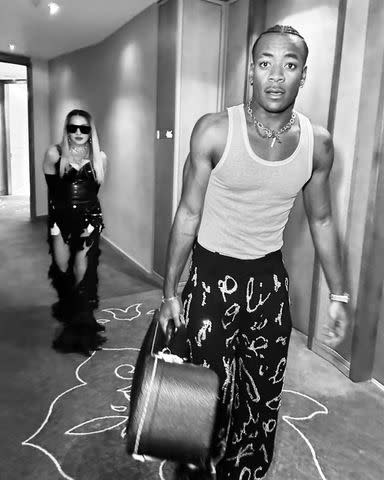 <p>Madonna/Instagram</p> Madonna and her son David Banda