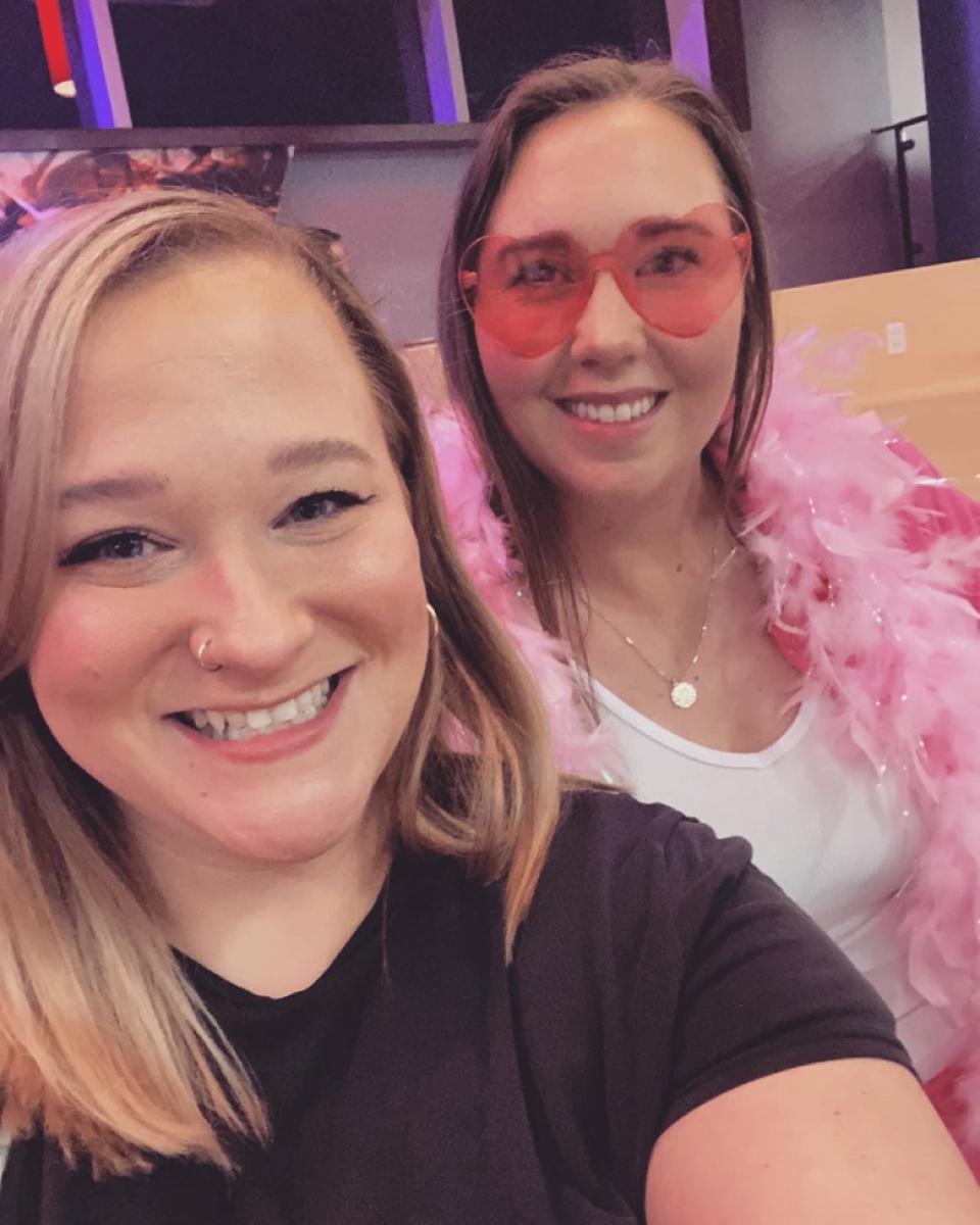 Sarah Palmer (left) and her friend Kasey Hancock (right) are travelling from Florida to Vancouver for next December's Taylor Swift concert at BC Place. They bought tickets at face value in the pre-sale for roughly $175 each. Their accommodation is likely going to cost at least nine times that; if they can even find a hotel.