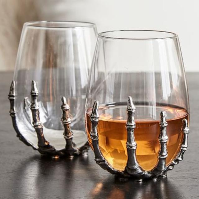 Chameleon Creepy Eye Goblet Pair-wine glass set. Unique wine glasses. –  Maverick Artwork