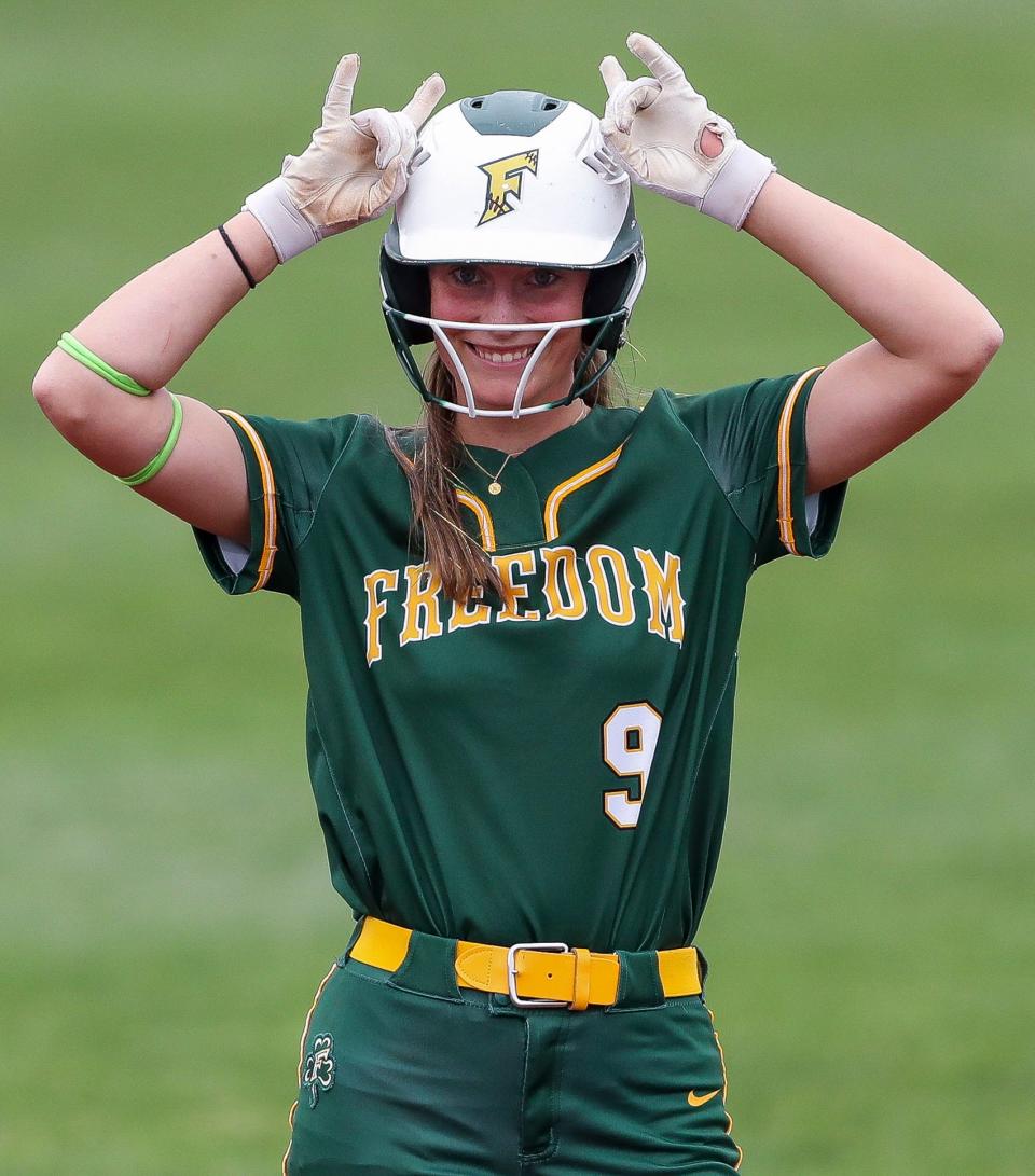 Freedom's Rylie Murphy was a standout infielder and helped her team win the WIAA Division 2 state title. She batted .446 with two home runs and 24 RBI.