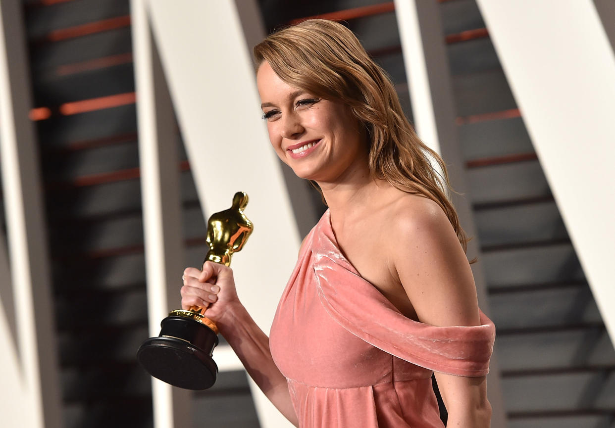 Brie Larson ganó el Óscar en 2016 aunque su camino hasta la estatuilla incluyó un curioso engaño. (Foto de John Shearer/Getty Images)