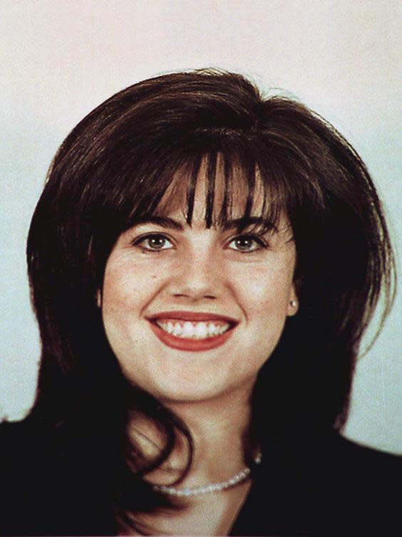 Monica Lewinsky was an intern at The White House when she had an affair with Bill Clinton (Rex)