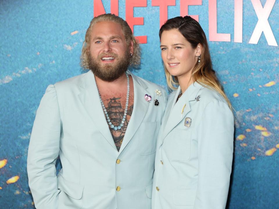 Jonah Hill and Sarah Brady (Getty Images)