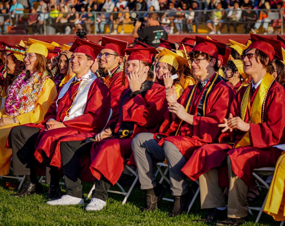 Over 300 Barstow High School Aztecs turned tassels during the school’s annual commencement ceremony on Thursday, June 1, 2023 at BHS’ Langworthy Field.