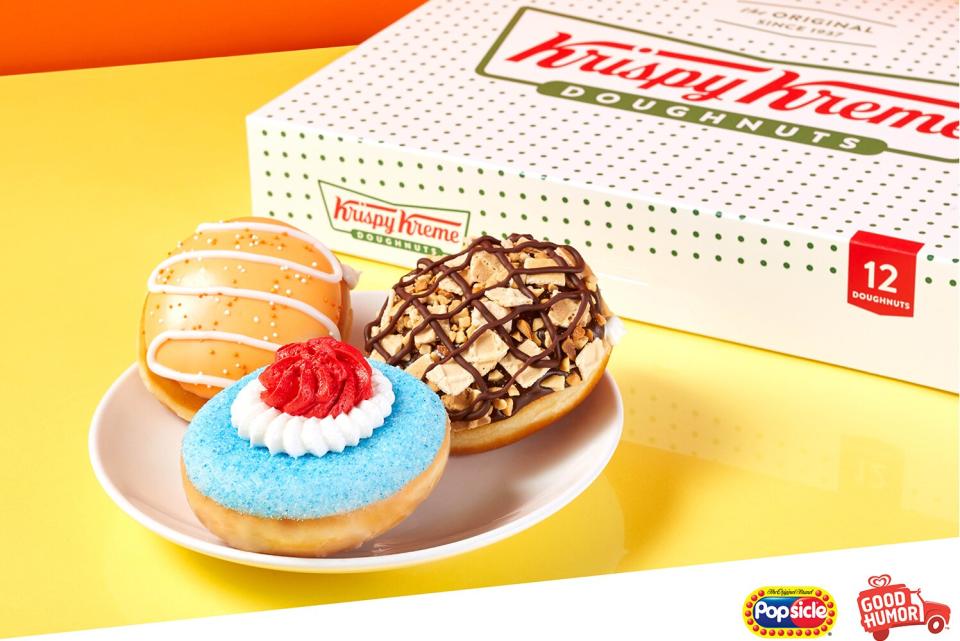 Limited Edition Popsicle Krispy Kreme Donuts