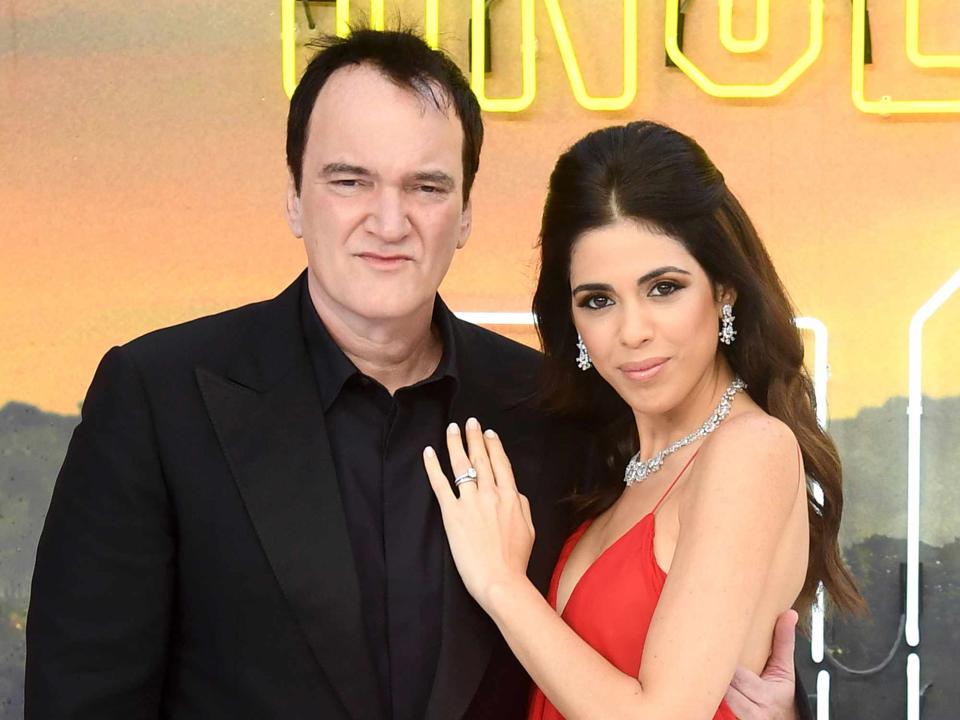 Gareth Cattermole/Getty Quentin Tarantino and Daniella Pick attend the "Once Upon a Time... in Hollywood" UK Premiere at the Odeon Luxe Leicester Square on July 30, 2019 in London, England