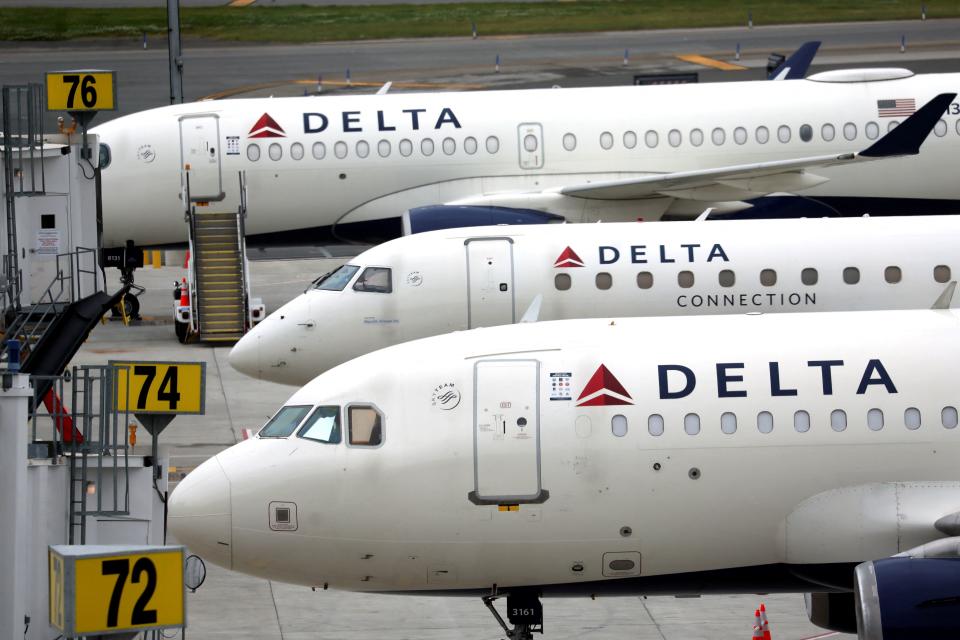 美國達美航空（Delta Airlines）一架航班因發送變質飛機餐，造成多名乘客身體不適。（示意圖，路透社）