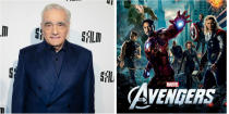 Il n’aime pas les super-héros. Dans un récent entretien accordé à <em>Empire</em>, Martin Scorsese a confié ne pas être fan de l’univers Marvel. "Ce n’est pas du cinéma dans lequel des êtres humains tentent de transmettre des émotions, des expériences psychologiques à d’autres êtres humains", a-t-il estimé. Un jugement qui a fait réagir Kevin Feige, le patron des studios Marvel, dans <em>The Hollywood Reporter</em> : "Je pense que ce n'est pas vrai. Je pense qu'une telle déclaration est regrettable". ©Kimberly White/Getty Images/affiche Avengers