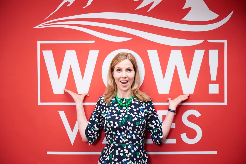 Flying the flag for Wales: Elaine (Sally Phillips): Tom Jackson