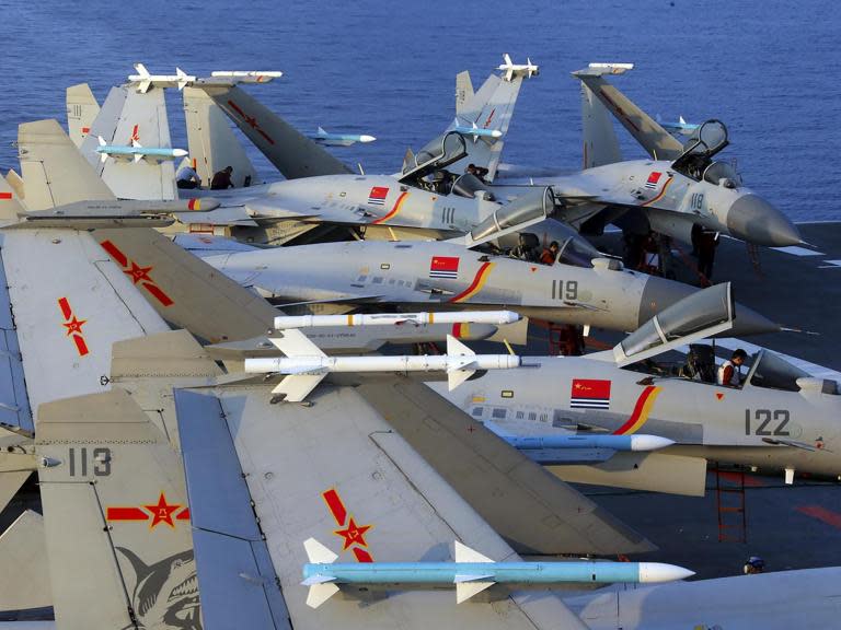 China military 'likely training for strikes' on US targets, says Pentagon