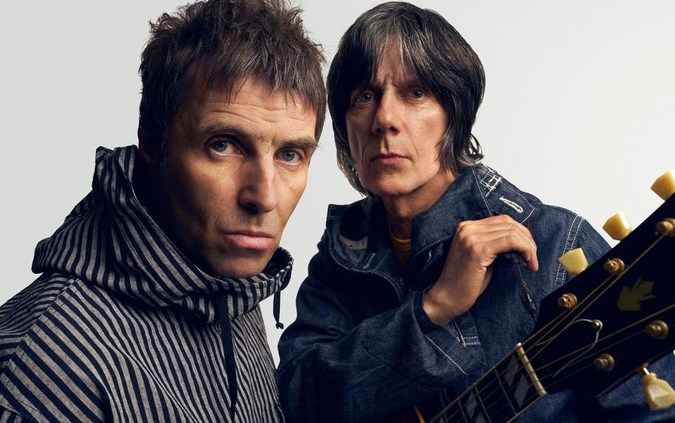 Liam Gallagher and John Squire