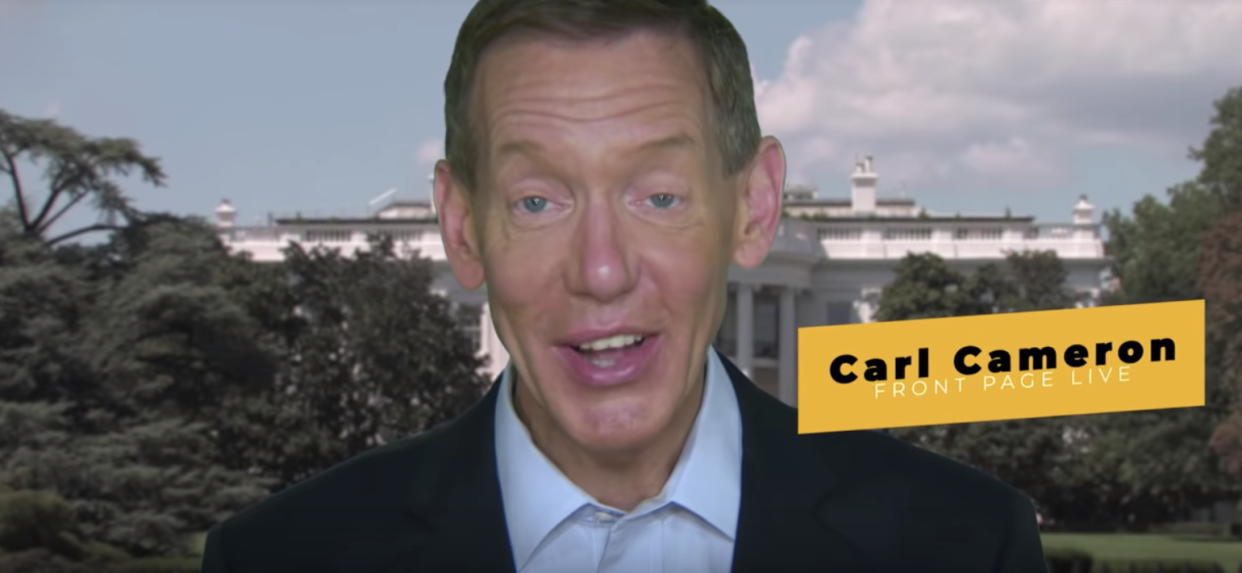 Carl Cameron, formerly of Fox News announced new gig at a progressive news site. (Credit: YouTube)