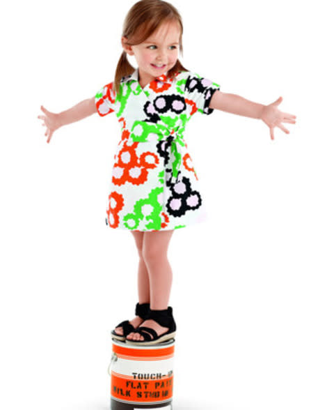 Diane von Furstenberg teams up with Gap Kids to bring her signature wrap dress to the masses