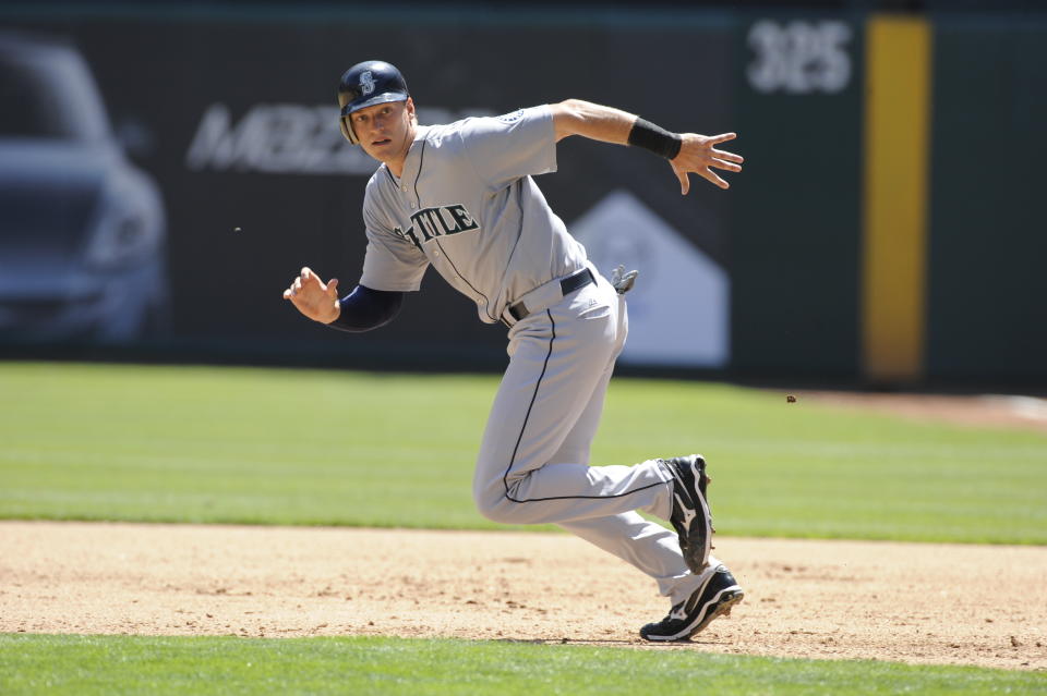 Michael Saunders。（MLB Photo by John Williamson/MLB Photos via Getty Images）