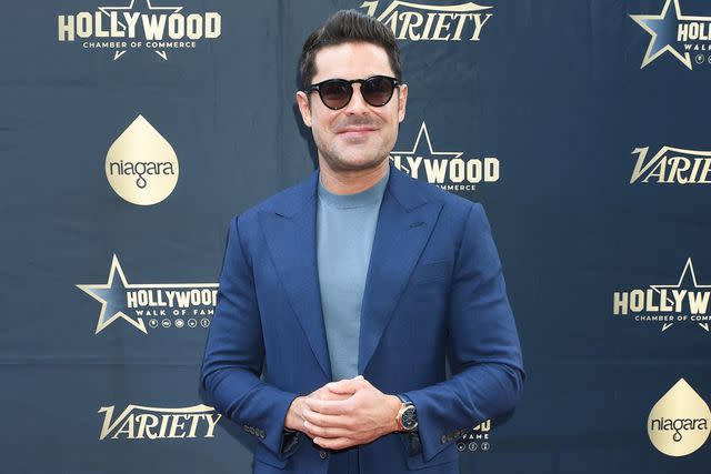 <p>Gilbert Flores/Variety via Getty</p> Zac Efron on Dec. 11, 2023