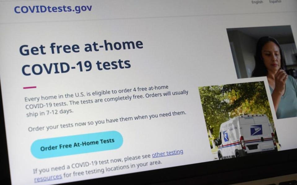 For the first time, people across the U.S. can log on to a government website and order free, at-home COVID-19 tests.