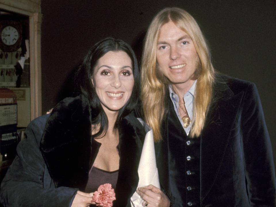 Cher and Gregg Allman at the Georgetown Inn on Wisconsin Avenue in Georgetown