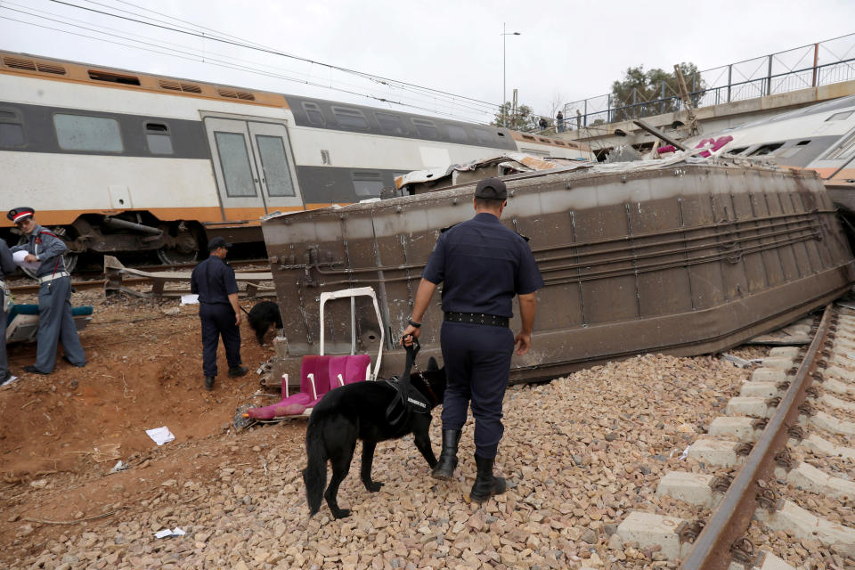 Deadly train derailment in Morocco