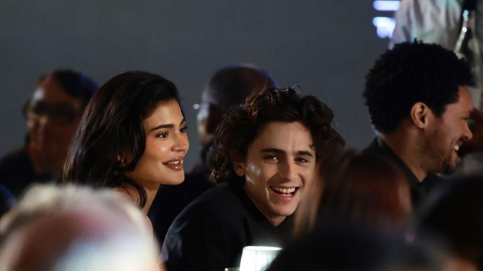 new york, new york november 01 kylie jenner and timothee chalamet attend the wsj magazine 2023 innovator awards