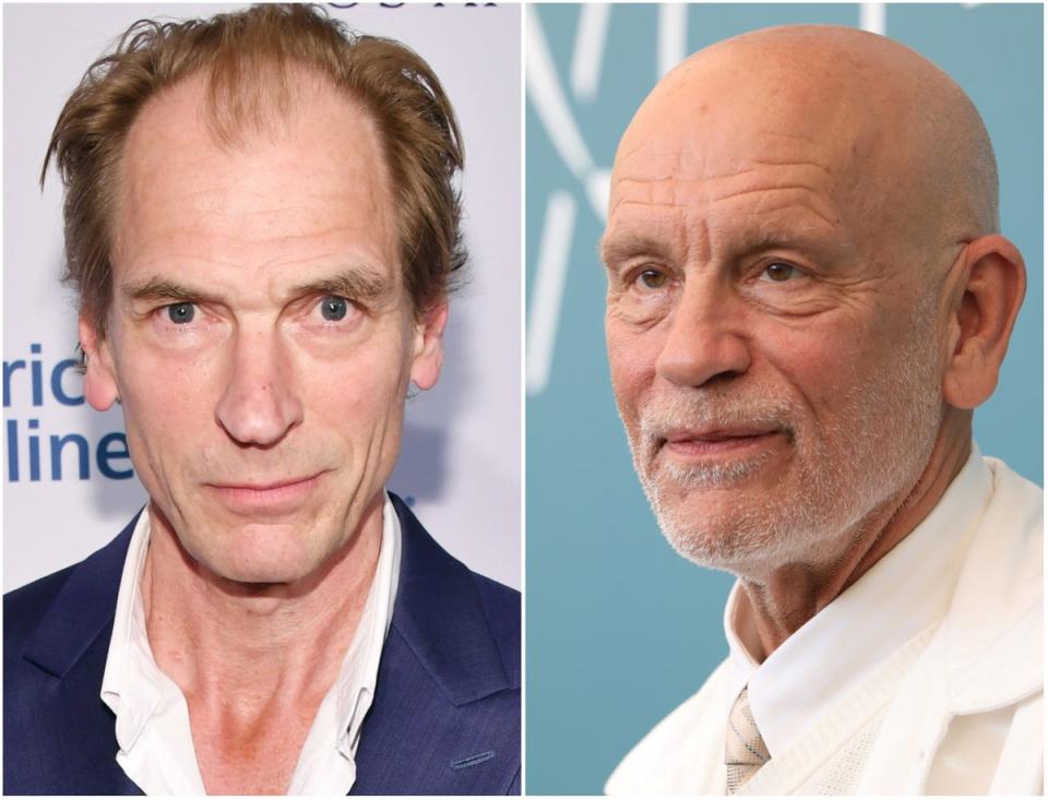 Julian Sands (left) and John Malkovich (Getty Images)