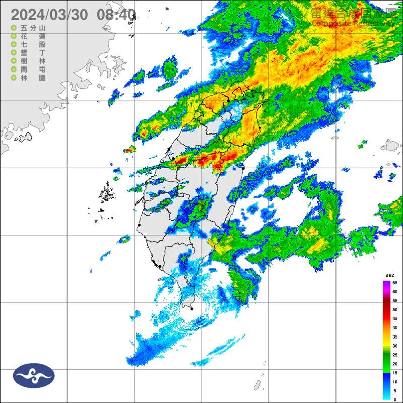 氣象署對南投發布大雨特報。（圖／翻攝自報天氣-中央氣象署粉專）