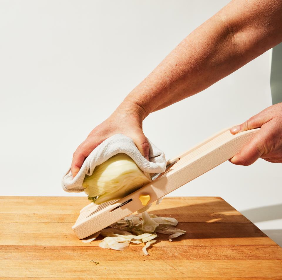 Shaved fennel requires a mandoline, just buy one already! (Here’s our favorite).