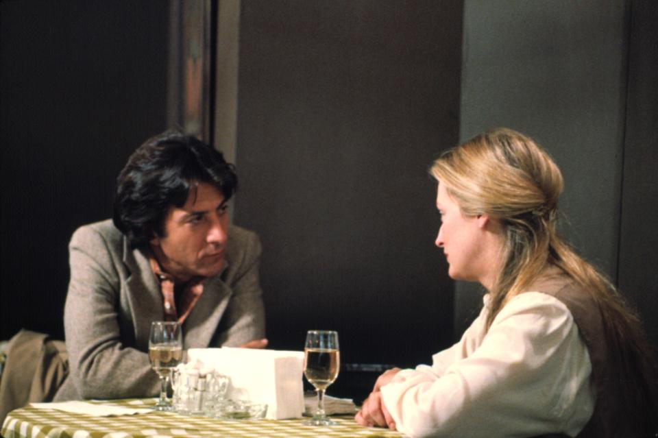 Dustin Hoffman and Meryl Streep in Kramer vs. Kramer.