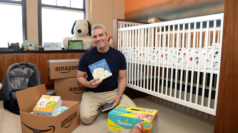 Andy Cohen outfitted his nursery with Amazon's selection.