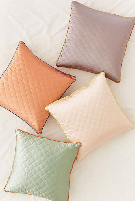 Satin Quilted Pillows