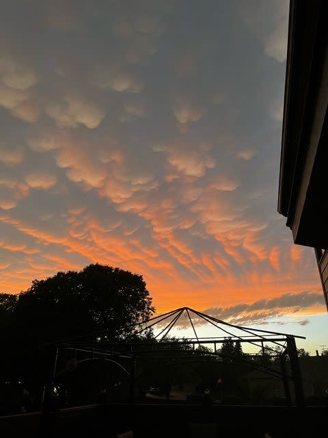 Wichita sunset on April 30, 2024 (Courtesy: Marilyn Boehning)