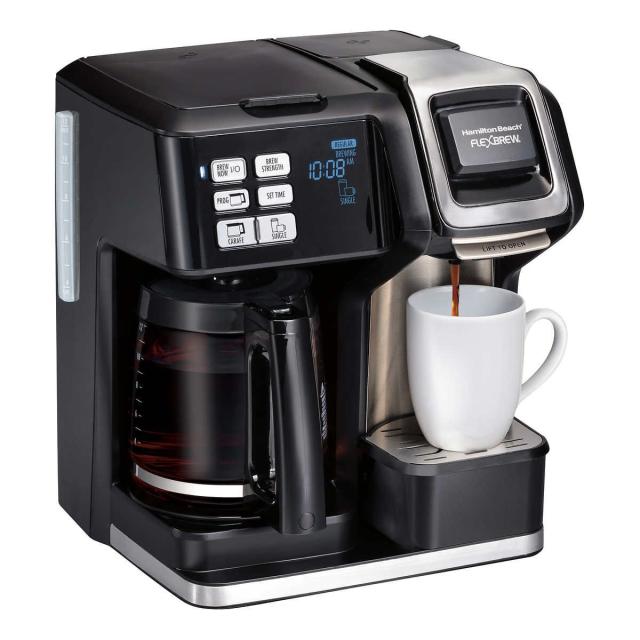 Hamilton Beach 12-Cup White Programmable Drip Coffee Maker, While - Yahoo  Shopping