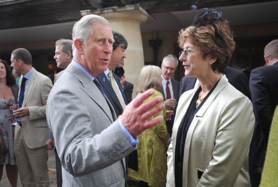 Dame Maureen has met Charles in the past, including for a charity event at Highgrove in 2011 (Tim Ireland/PA) (PA Archive)