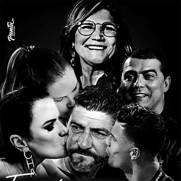 Cristiano Ronaldo y su familia