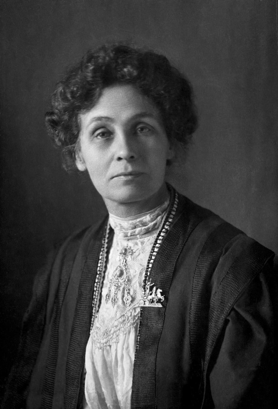 <p>British political activist, Emmeline Panklhurst was a prominent figure in the British suffragette movement - earning women the right to vote. Panklhurst also founded the Women's Social and Political Union in 1903.</p>