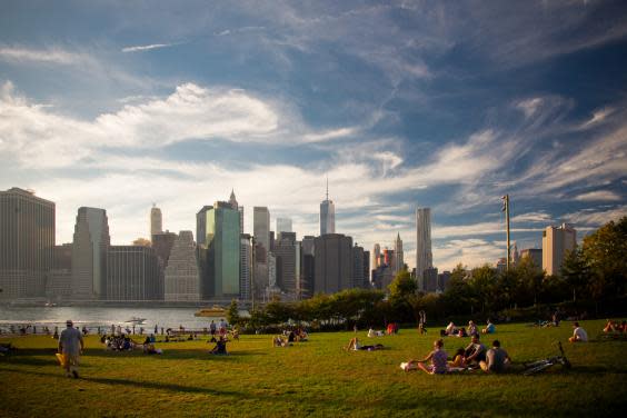 Brooklyn Bridge Park offers views of Manhattan (Getty)