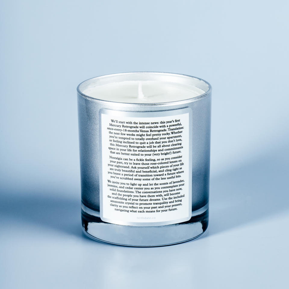 STYLECASTER | Mercury Retrograde Candle