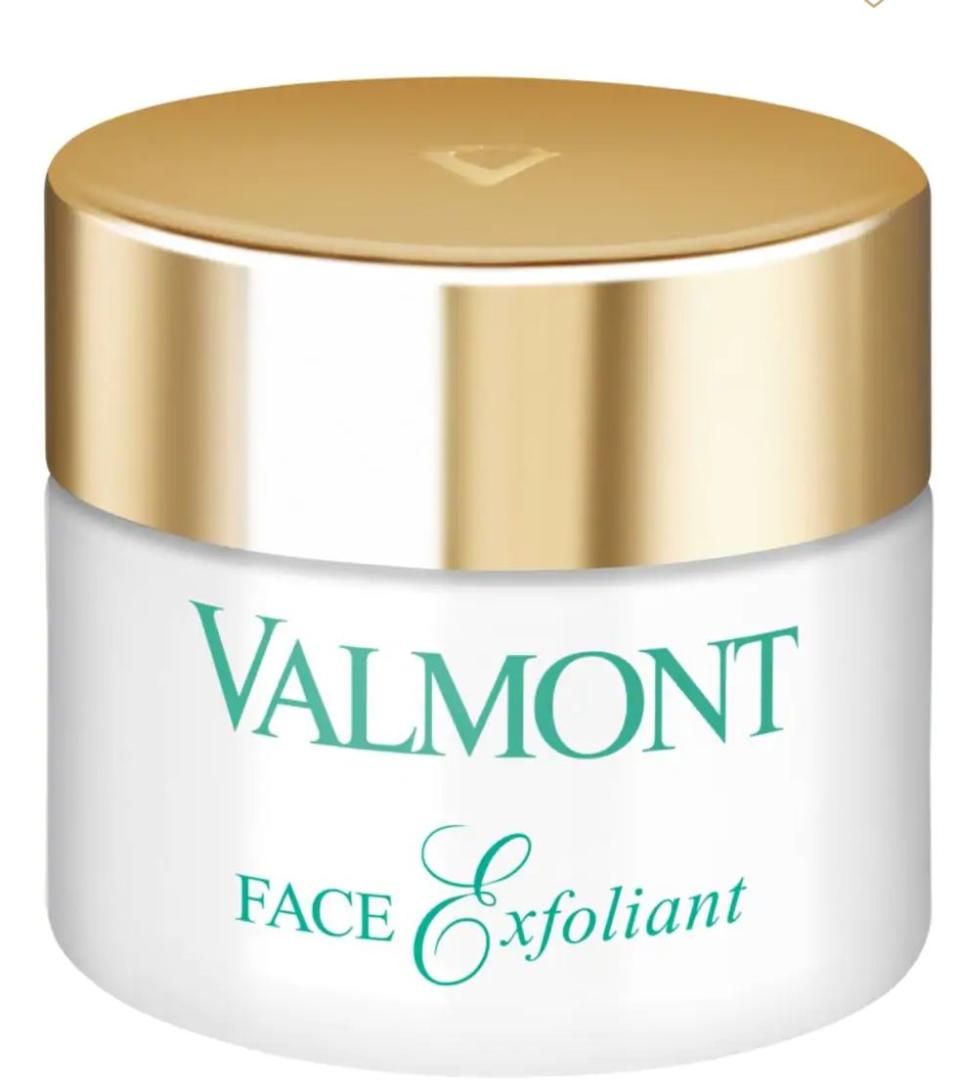 "Once the skin is thoroughly cleansed, it's nice to do a scrub such as Valmont Face exfoliant." &mdash; <strong>Danuta at Rescue Spa.</strong> Find it for $95 at <a href="https://fave.co/2zEx5xn" target="_blank" rel="noopener noreferrer">Saks Fifth Avenue</a>.