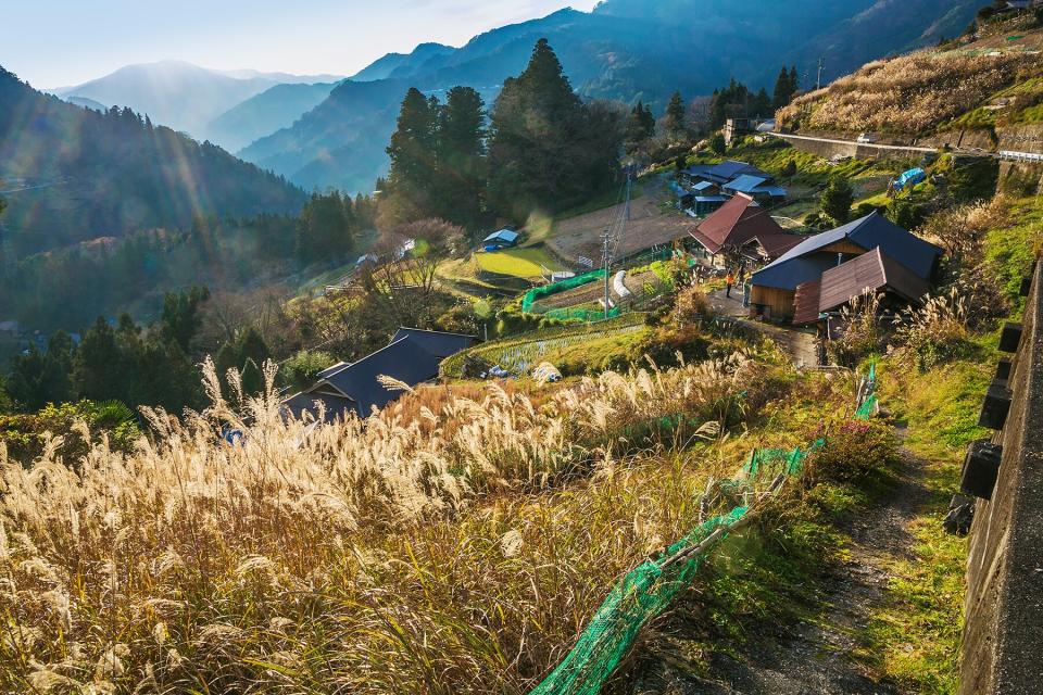 Ochiai village at Iya Valley in Japan