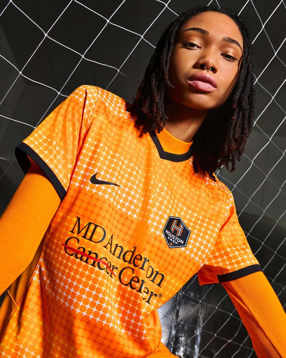 The Houston Dash primary kit from Nike.