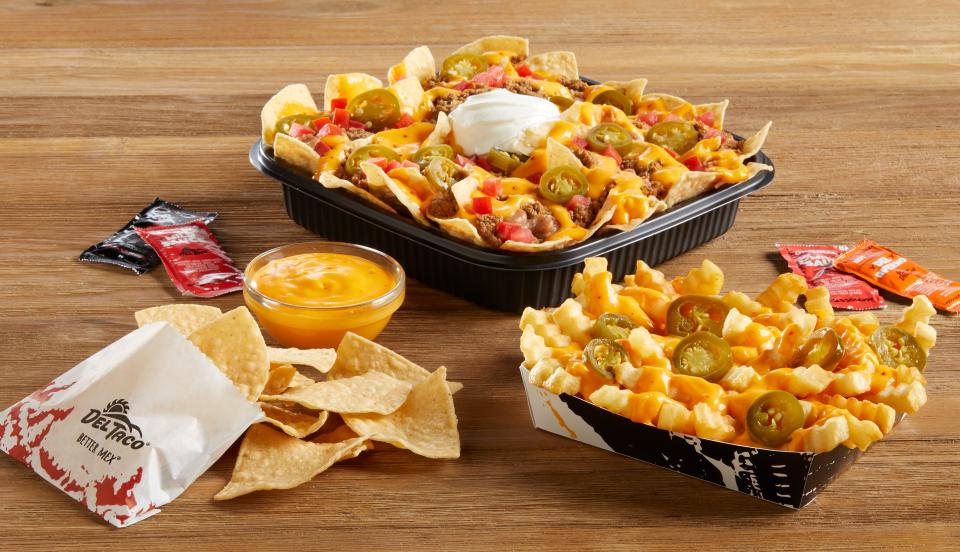 After years of relentless requests to bring back the wildly popular Nacho Cheese, Del Taco is treating their fans to their famous Macho Nachos® and Nacho Cheese Fries served with Del’s nostalgic Nacho Cheese sauce to celebrate their 60th anniversary.