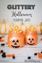 <p>That perennial favorite project starter — the humble mason jar — gets the Halloween treatment in this project. When they’re all finished, use the glittery orange jars as treat holders; candy corns would be perfect inside.</p><p>Get the tutorial at The Best Ideas for Kids<em><em>»</em></em></p><p><a href="https://www.thebestideasforkids.com/glittery-pumpkin-mason-jars/" rel="nofollow noopener" target="_blank" data-ylk="slk:https://www.thebestideasforkids.com/glittery-pumpkin-mason-jars/;elm:context_link;itc:0;sec:content-canvas" class="link ">https://www.thebestideasforkids.com/glittery-pumpkin-mason-jars/</a></p>