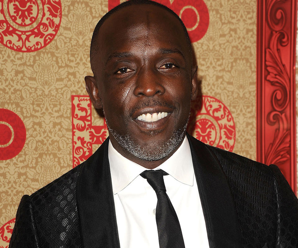 Michael K Williams on the red carpet