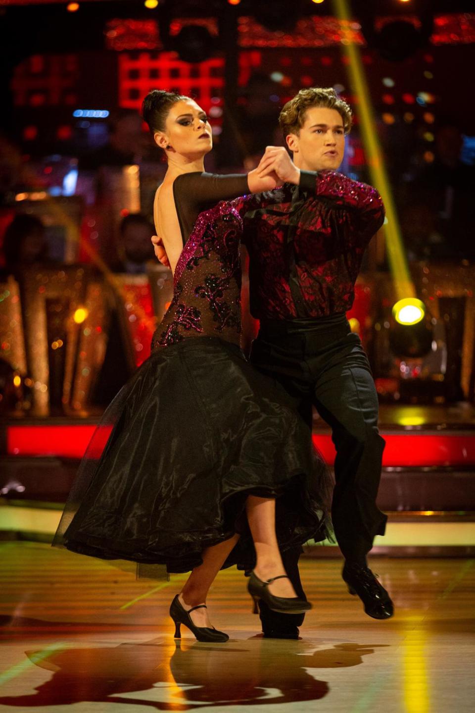 Final dance: Lauren Steadman and AJ Pritchard dance the Tango in dreaded dance-off (BBC/Guy Levy)